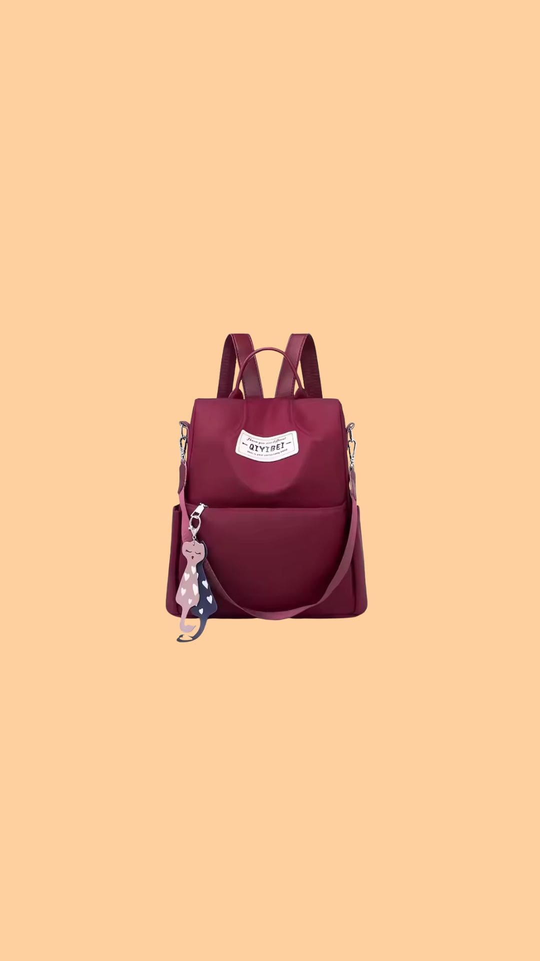 College style anti theft mini backpack women school bags - Image 2