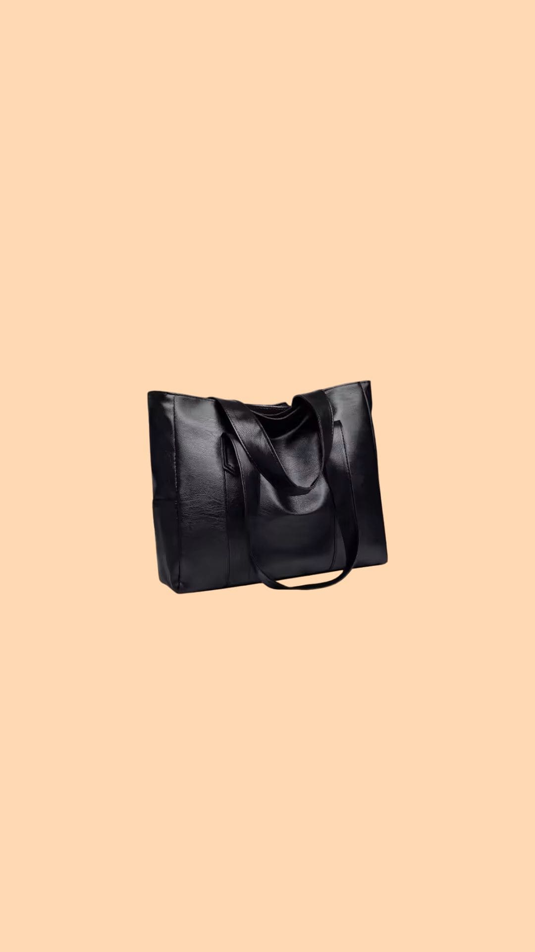 Casual Shoulder Pu Leather Lightweight Women's Tote Bags - Image 3
